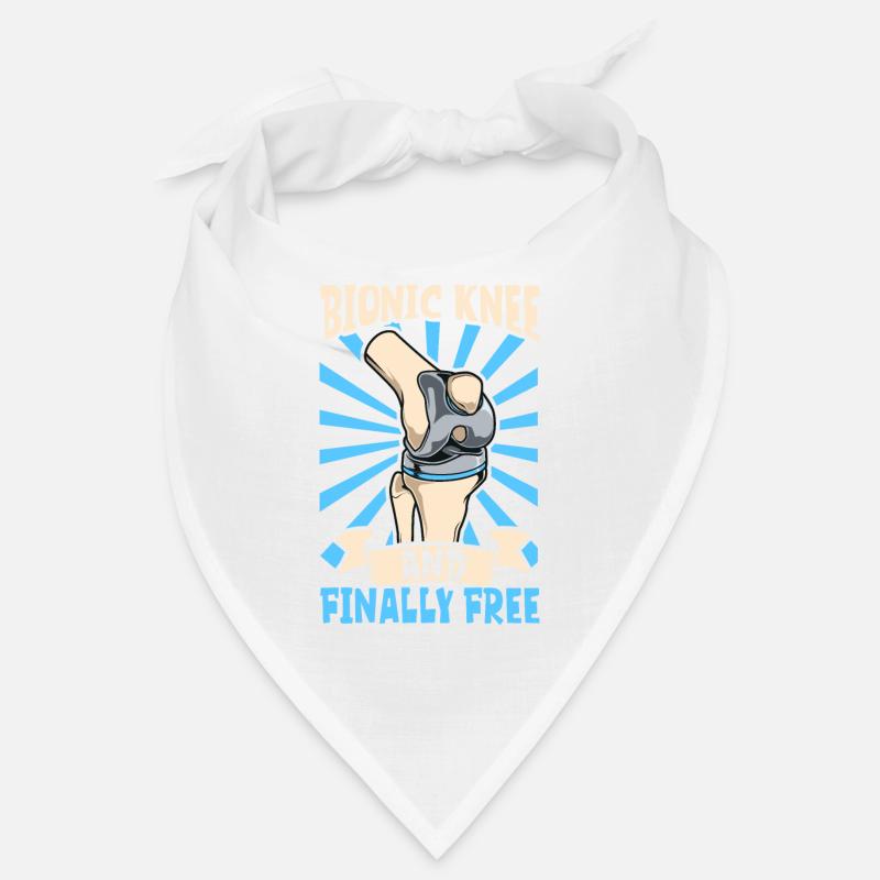 Finally free - knee prosthesis Bandana