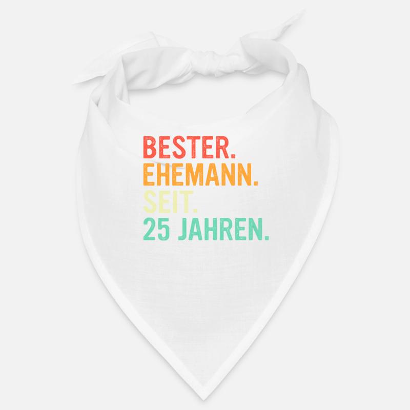 25 Hochzeitstag Geschenk Ehejahre Bandana