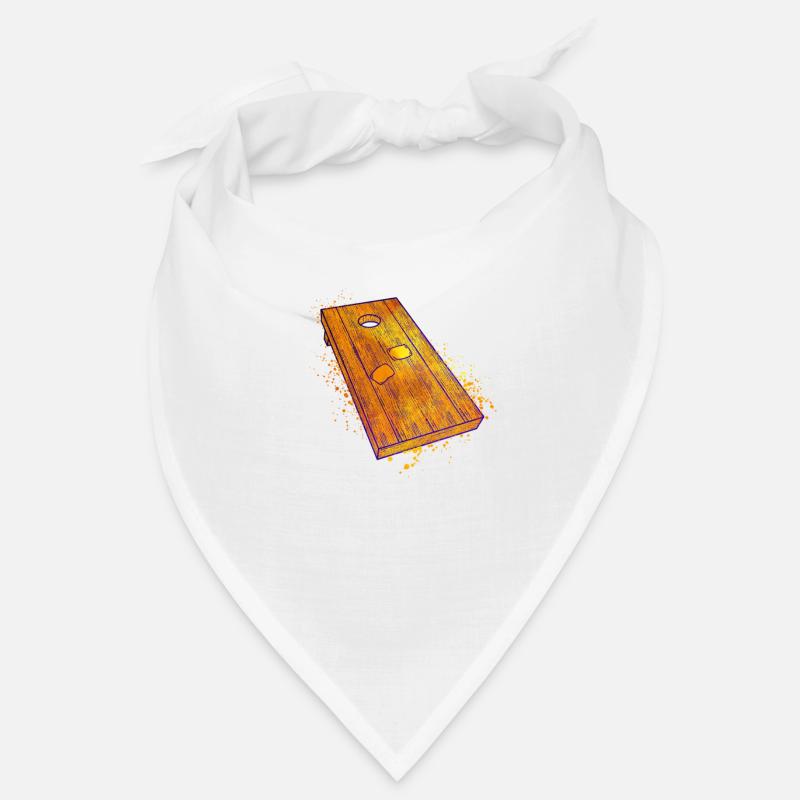 Farbenfrohes Cornhole Board Bandana