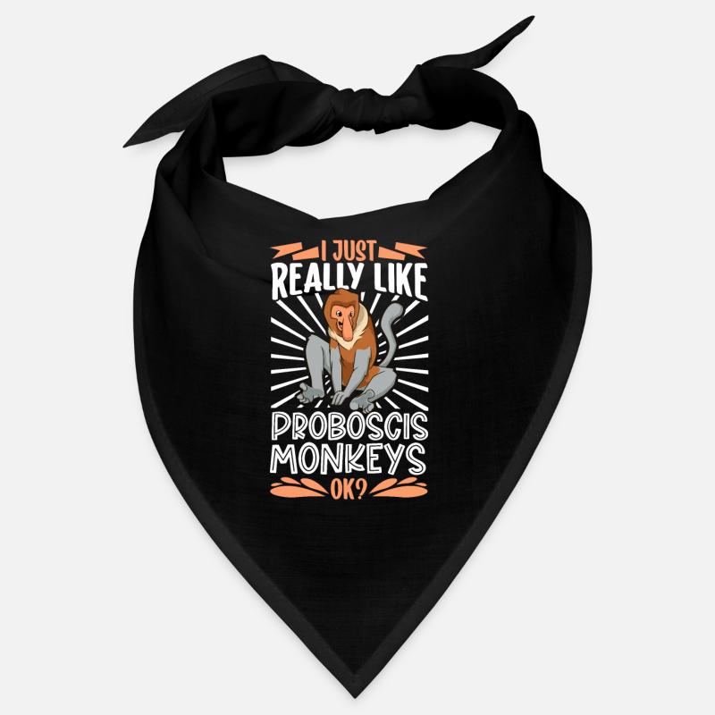 J’adore les singes proboscis - singe proboscis Bandana
