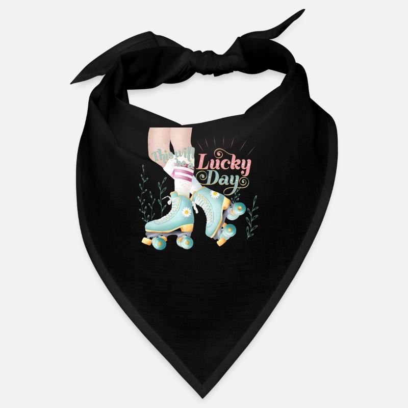 Rollschuh-fahrendes Mädchen Bandana