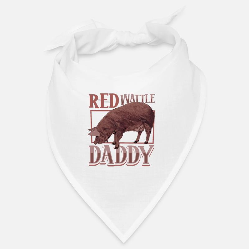 Papa cochon caroncule rouge Bandana