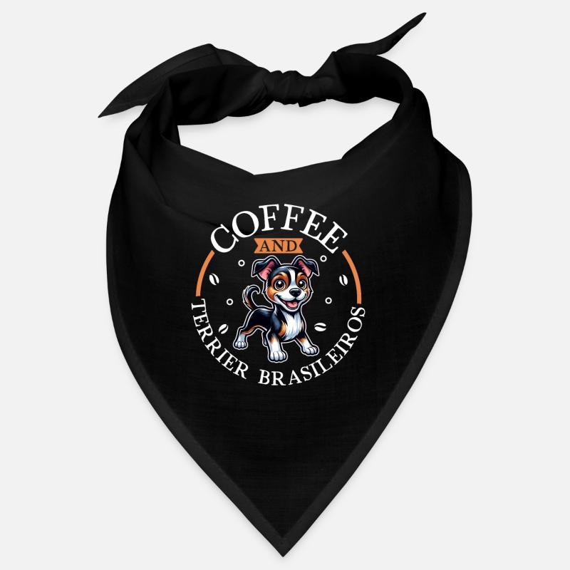 Café et Terrier Brasileiro Bandana