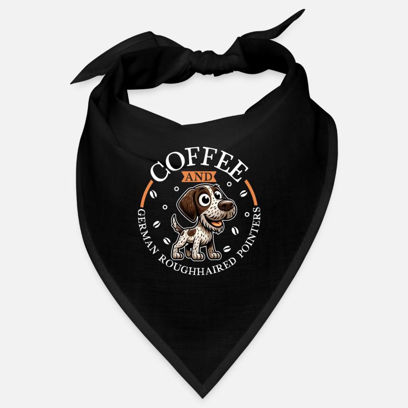 Kaffee und Deutsch Stichelhaar Bandana