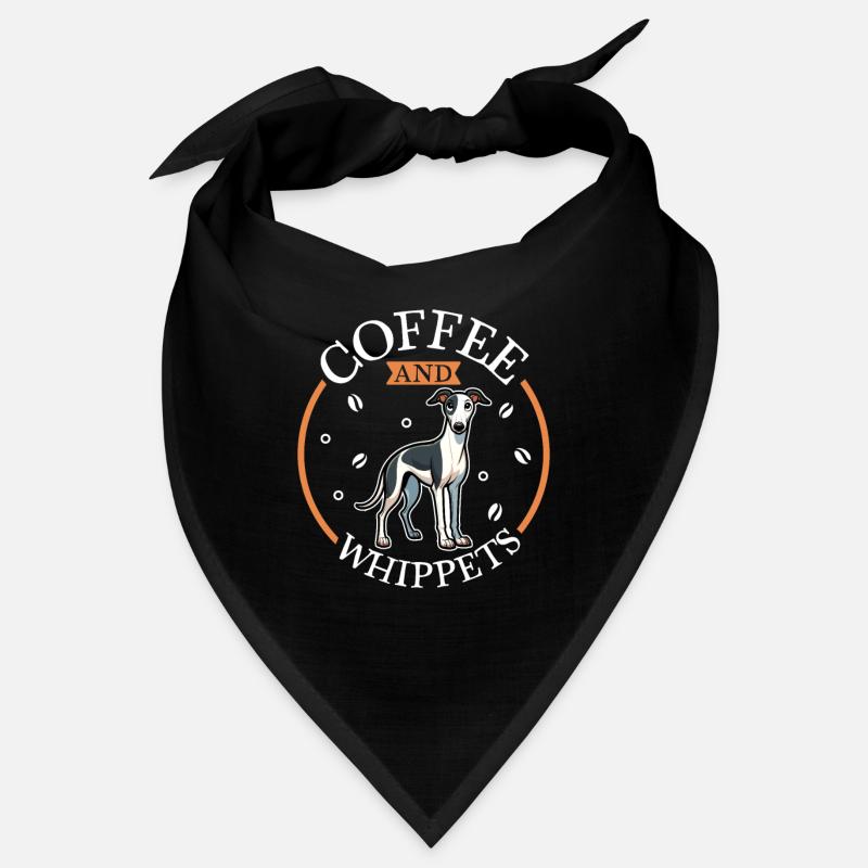 Café et Whippet Bandana
