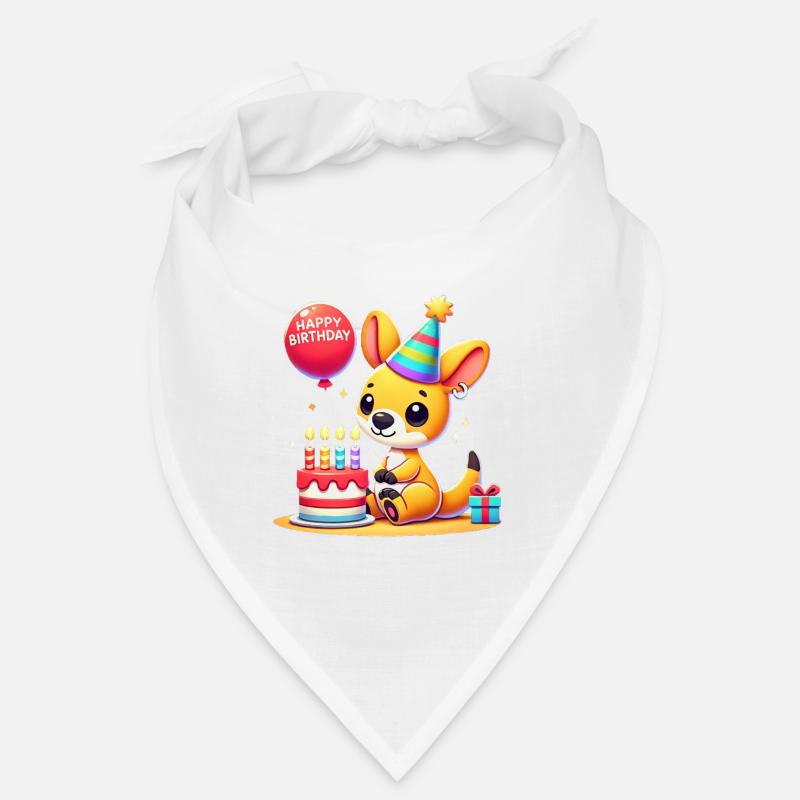 Kangaroo Kid Celebrating Birthday Bandana