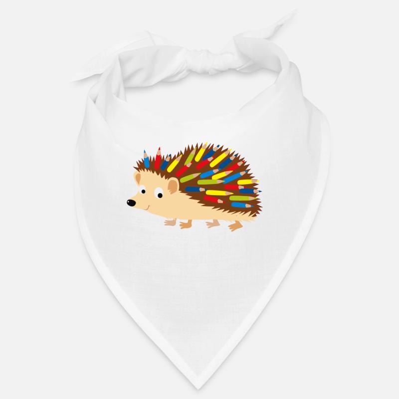 Crayon de couleur hérisson Bandana