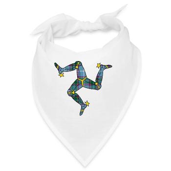Tartan Triskelion - Bandana - Weiß - Vorne