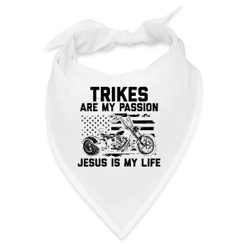 Trike - Bandana - Weiß - Vorne