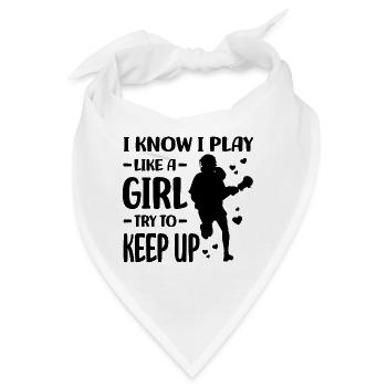 Lacrosse - Bandana - Weiß - Vorne