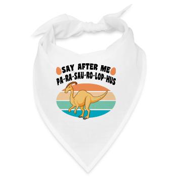 Dino - Bandana - Weiß - Vorne