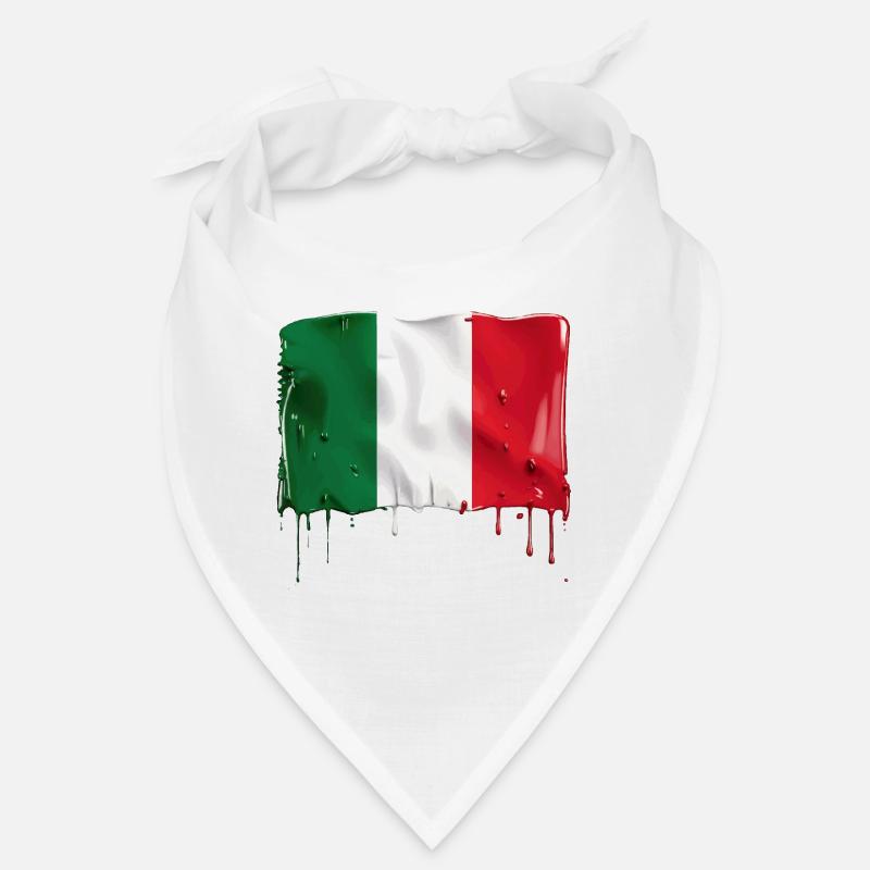 DRAPEAU ITALIEN DRAPEAU ITALIE - Bandana - blanc