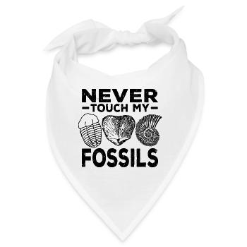 Fossilien Sammeln - Bandana - Weiß - Vorne