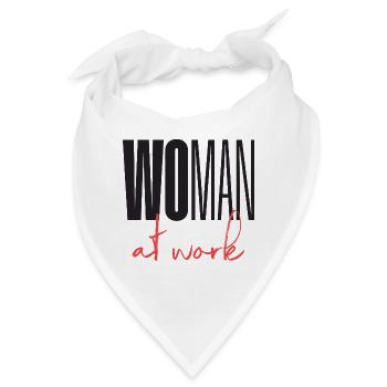 Woman at work - Bandana - Weiß - Vorne