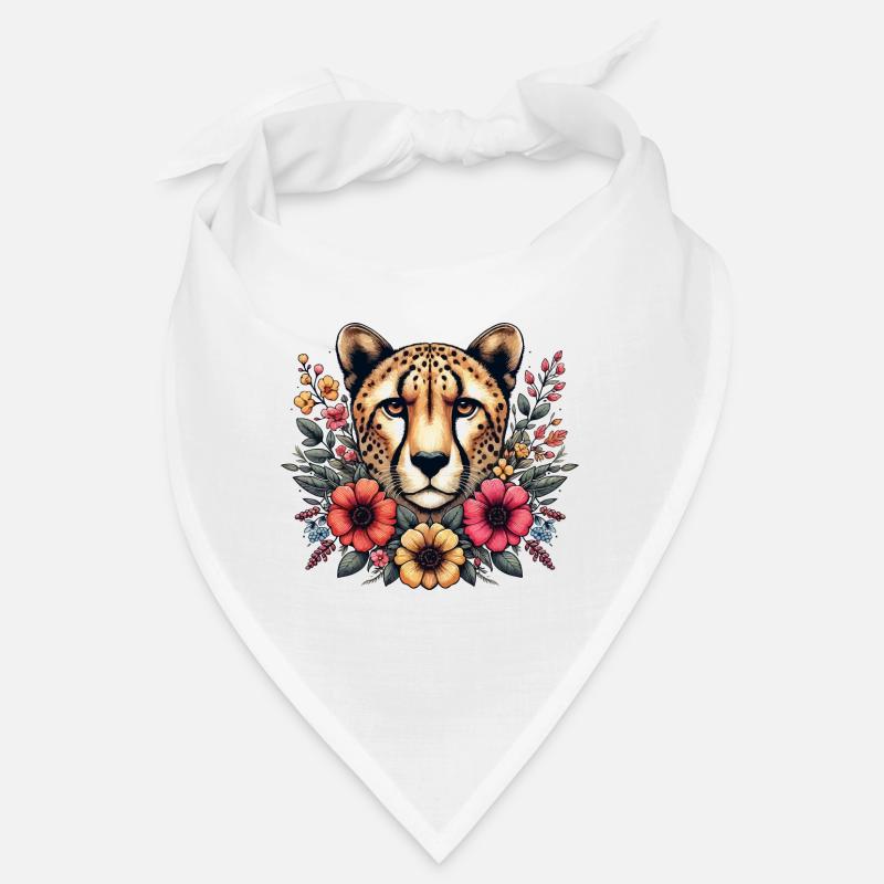 Guépard Fleurs de guépard Bandana