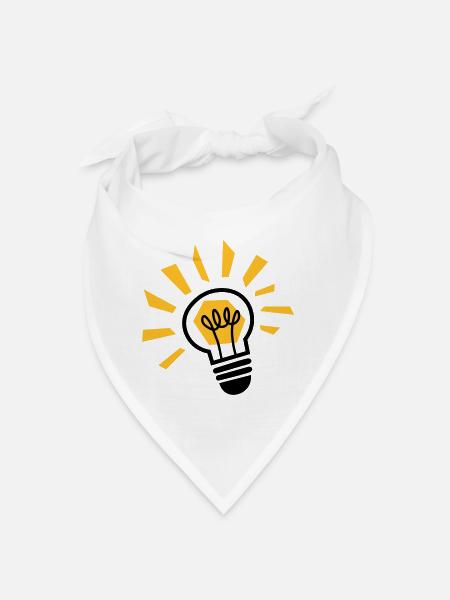 Ampoule - ampoule - ampoule - lampe - lumière - Bandana - blanc