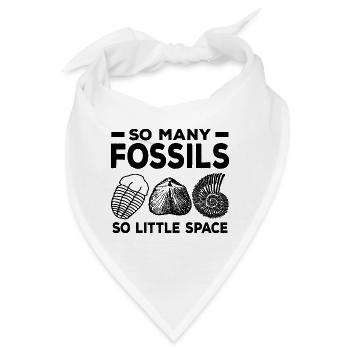 Fossilien Sammeln - Bandana - Weiß - Vorne