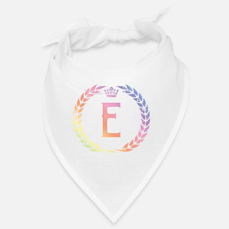 Couronne de lettres E Bandana