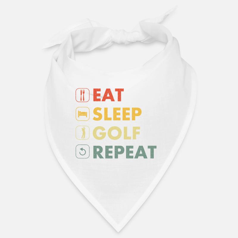 Golf eat sleep repeat Bandana