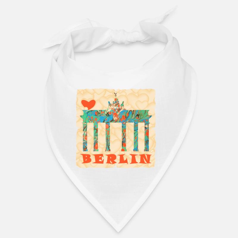 brandenburger tor e 4 - Bandana - Weiß
