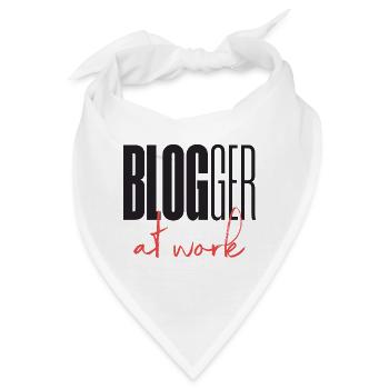 Blogger Blog at work - Bandana - Weiß - Vorne
