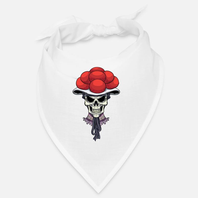 Cool Skull Bollenhut Black Forest Skull Bandana