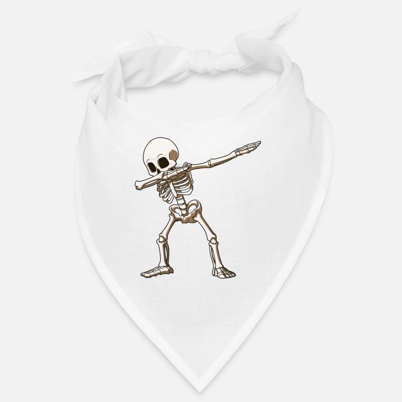 Dab Skeleton Dabbing Skeleton Halloween Dance Bandana