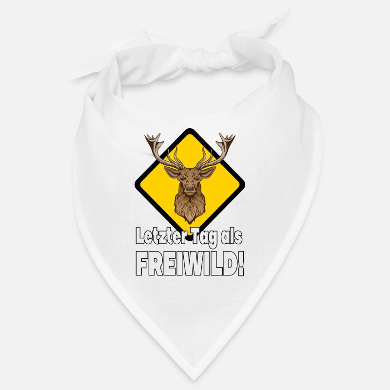 Junggesellenabschied Hirsch Schild Bandana