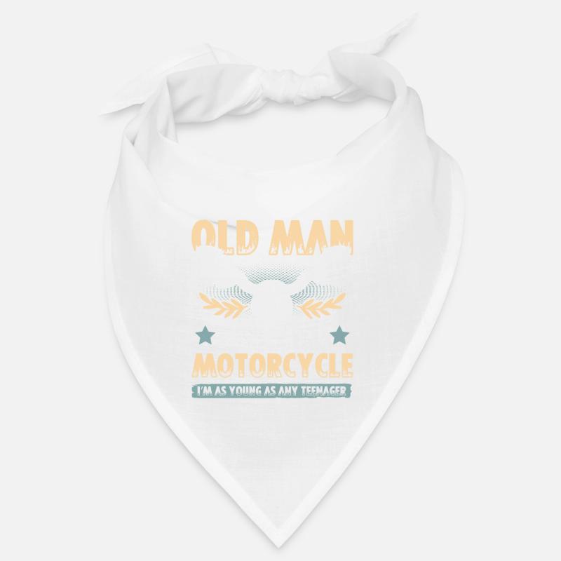 Motorcycle old man Bandana