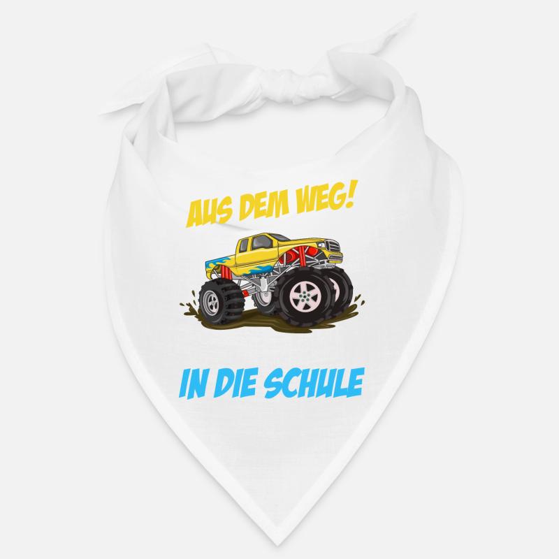 Schulkind Schulanfang Einschulung Monstertruck Bandana