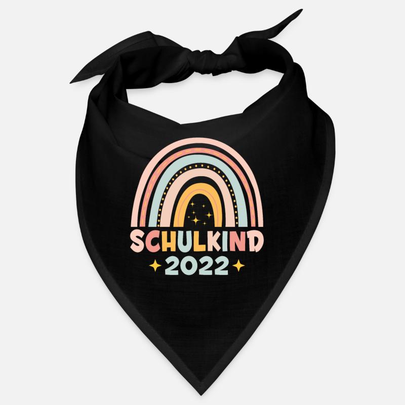 Bunter Regenbogen Schulkind 2022 Bandana