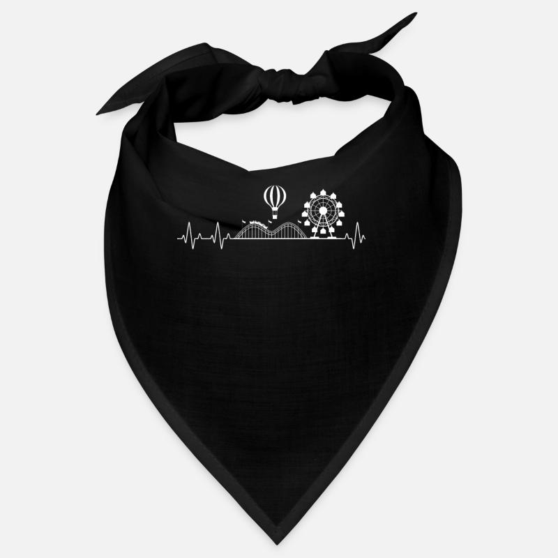 Vergnügungspark Achterbahn Heartbeat Bandana