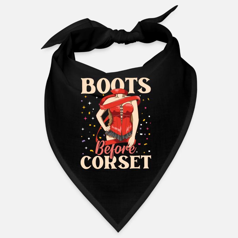 Boots Before Corset Bandana