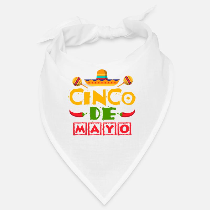 Fiesta Sombrero Cheerful Cinco De Mayo Bandana