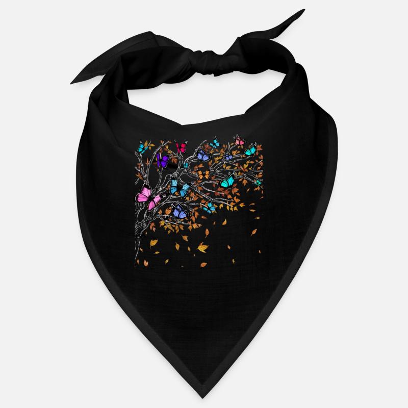 Mignon Butterfly Tree Femmes Fille Bandana