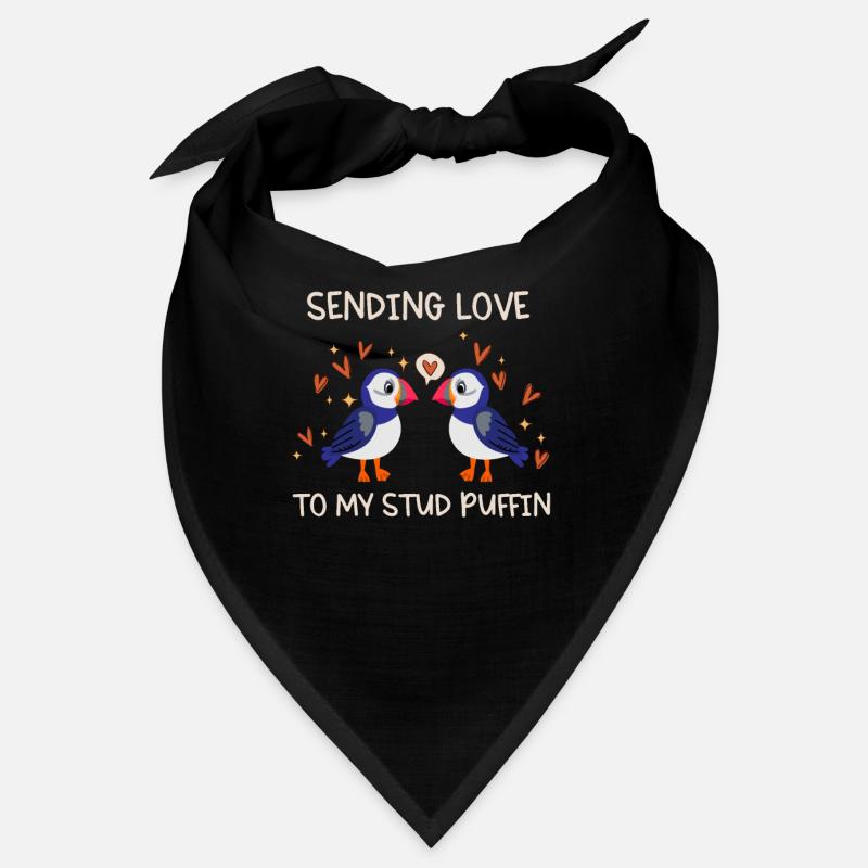 Envoyer de l’amour à ma relation amoureuse Stud Puffin Bandana