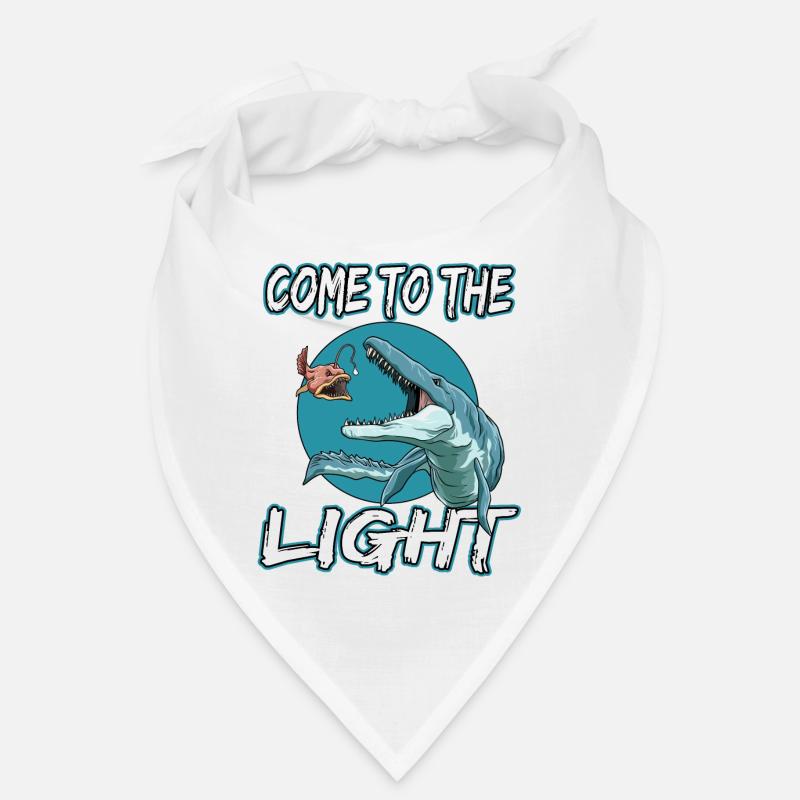 Come To The Light Elasmosaurus Laternenfisch Bandana