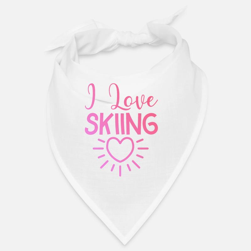 Ich liebe Skiing Bandana