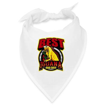 Leguan - Bandana - Weiß - Vorne
