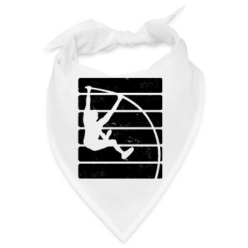 Stabhochsprung - Bandana - Weiß - Vorne