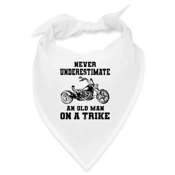 Trike - Bandana - Weiß - Vorne