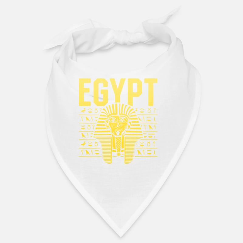 Toutankhamon Pharaon égyptien Égypte ancienne - Bandana - blanc