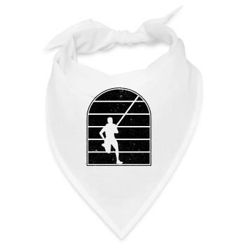 Stabhochspringen - Bandana - Weiß - Vorne