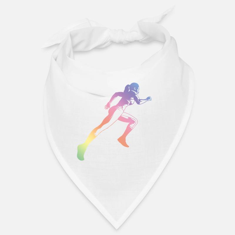 Silhouette de femme de course Bandana