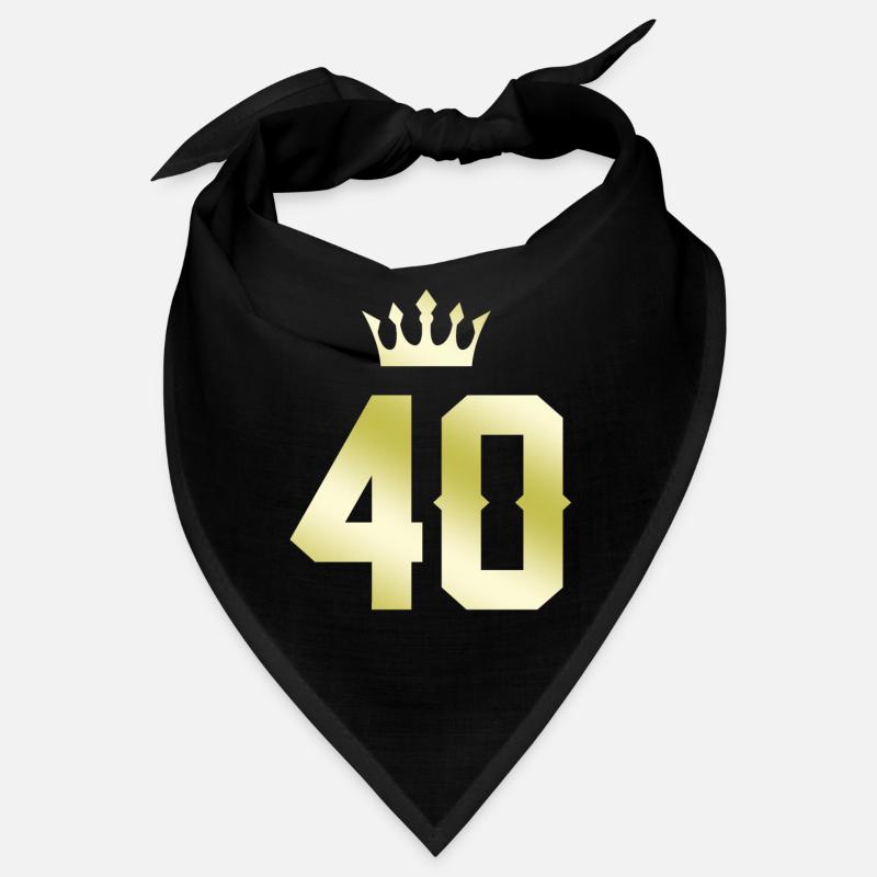 40 Zahl Krone Bandana
