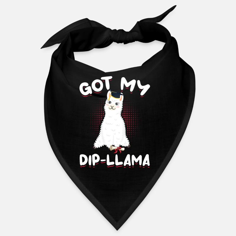 Abschluss Llama Diplom Absolvent Bandana