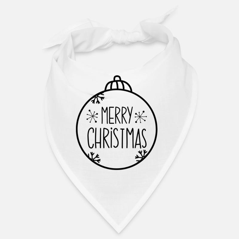 Merry Christmas Christmas bauble Bandana