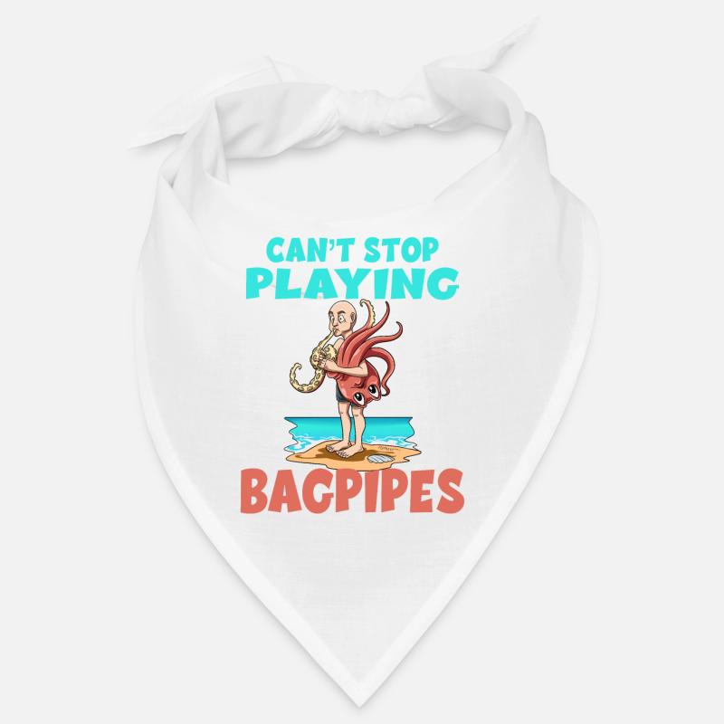 Dudelsack Can't Stop Playing Bagpipes Bandana