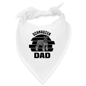 Schnauzer Hunderasse - Bandana - Weiß - Vorne