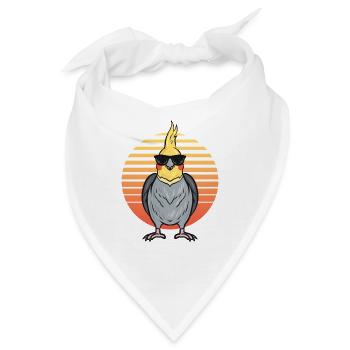 Nymphensittich - Bandana - Weiß - Vorne